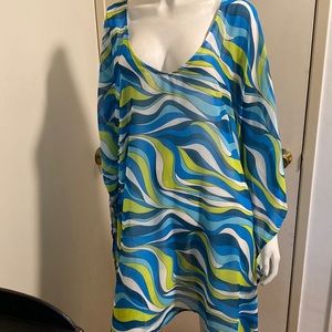 Nwot tags Michael Kors sheer tunic cover up